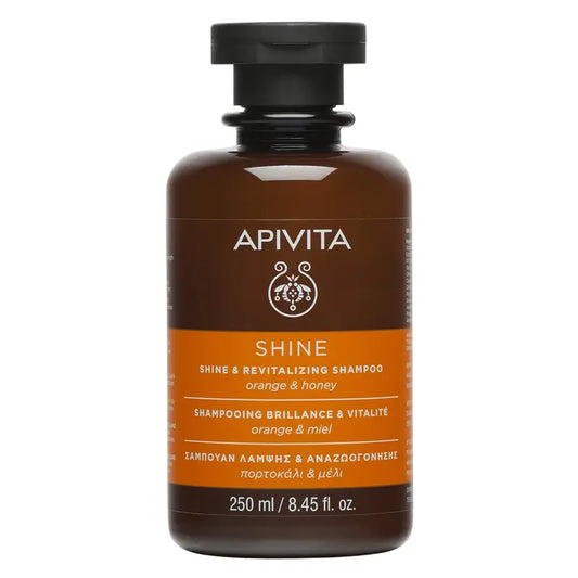 APIVITA Shine & Vitality Shampoo with Orange & Honey 250 ml