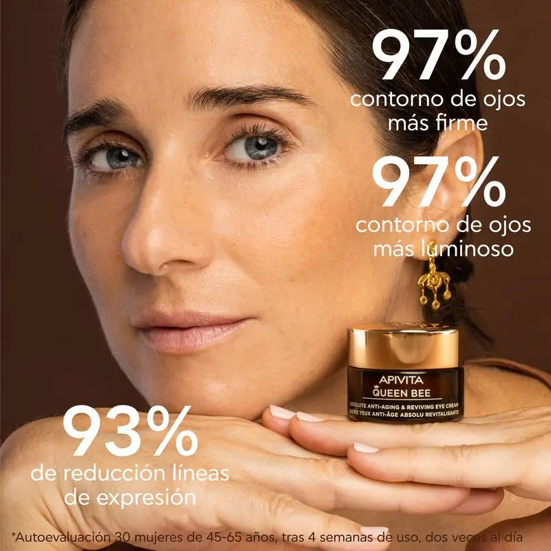 APIVITA Queen Bee Contorno de Ojos Revitalizante Antiedad Absoluto 15 ml