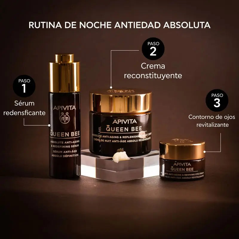 APIVITA Queen Bee Crema de Noche Reconstituyente Antiedad Absoluto 50 ml