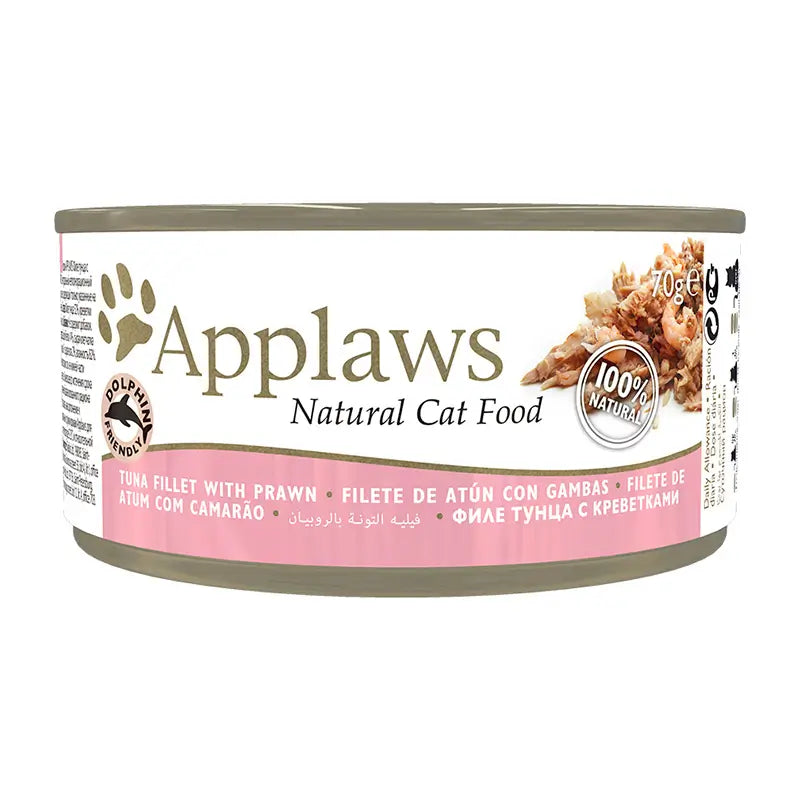 Applaws Cat Lata Atun Y Gambas 24X70Gr