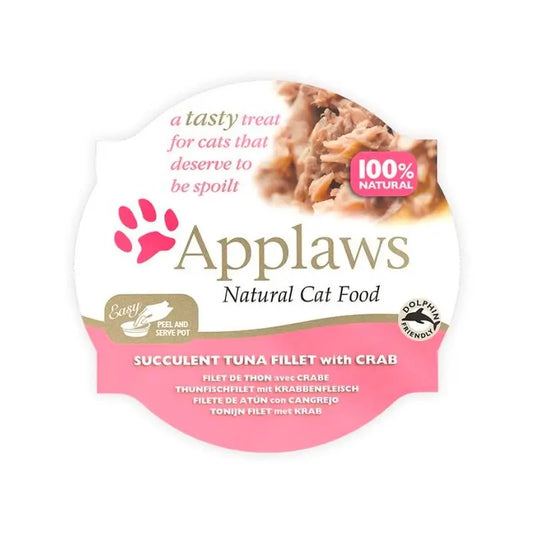 Applaws Cat Tarrina Atun Y Cangrejo 10X60Gr