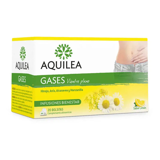 Aquilea Gases Vientre Plano Infusiones, 20 Bolsitas