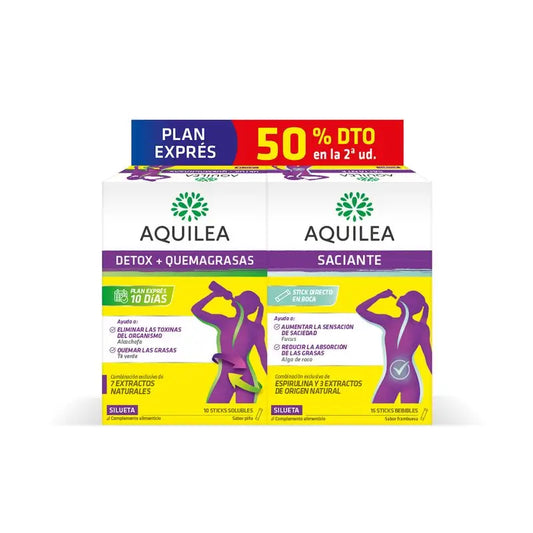 Aquilea Detox Pack + Saciante 50% Discount