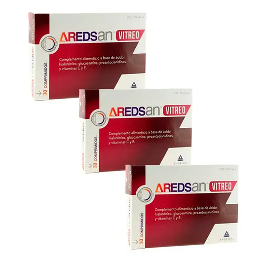 Aredsan Pack Vitreo, 3 X 30 Capsules