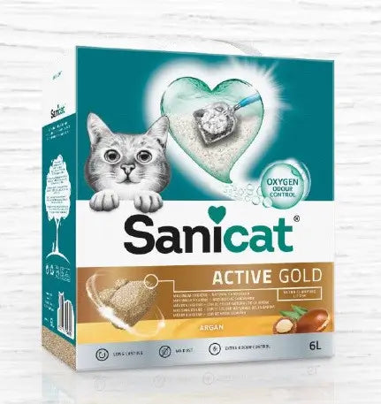 Arena Gato Sanicat Active Gold 6L