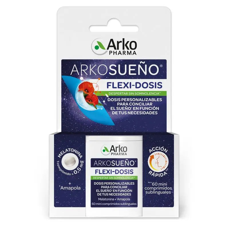 Arkopharma Arkosueño Flexi-Dosis 60 Mini Comprimidos Sublinguales