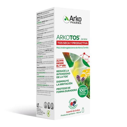 Arkotos Dry and Productive Cough 140ml Arkopharma