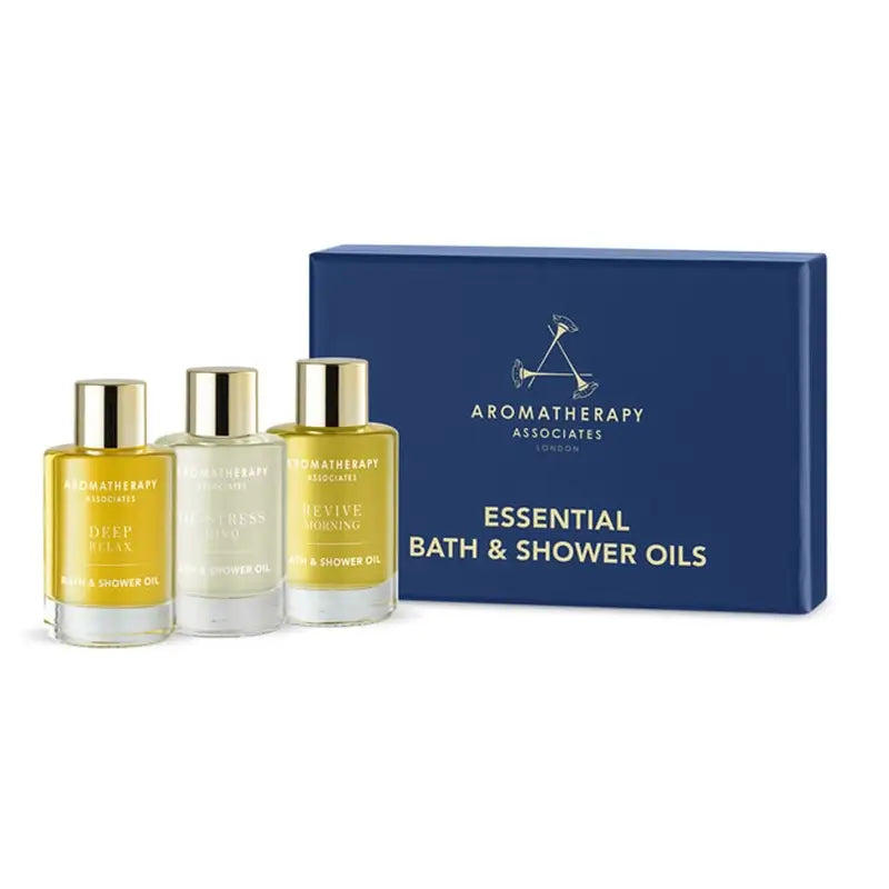 Aromatherapy Associates Essential Bath & Shower Oil Collection (Relax, De-Stress, Revive), 27 ml