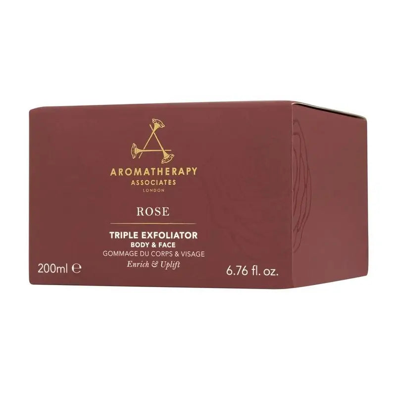 Aromatherapy Associates Rose Triple Exfoliator, 200 ml