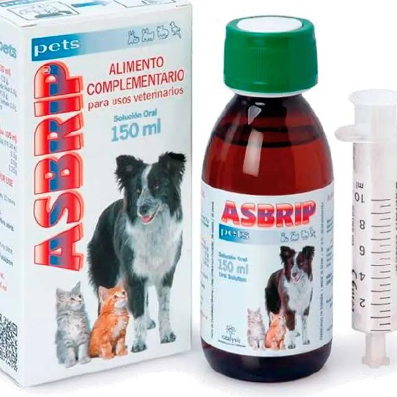 Asbrip Pets Oral Solution Complementary Food for Respiratory Disorders , 150 ml