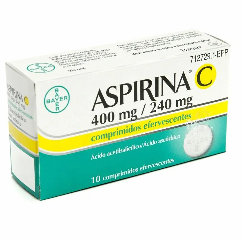 Aspirina C 10 Comprimidos Efervescentes