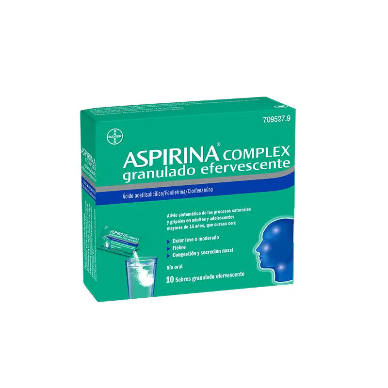 Aspirina Complex Granulado Efervescente, 10 Sobres