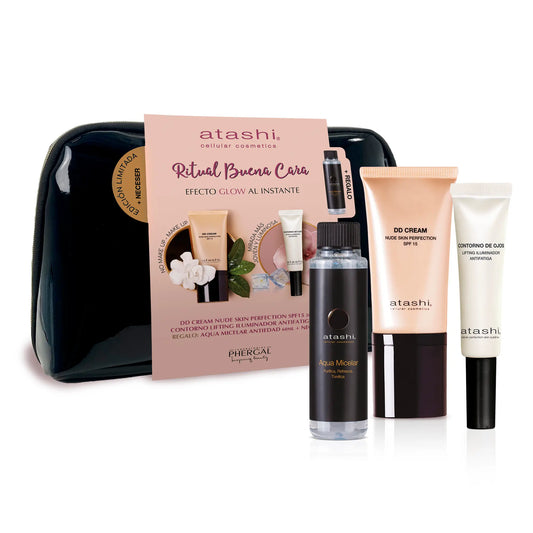 Atashi Cofre Neceser Ritual Buena Cara Dd Cream Contorno De Ojos Luminosidad