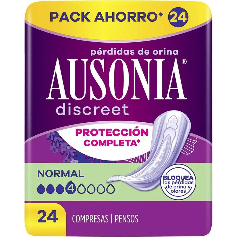 Ausonia Discreet Urine Loss Pads , 24 units