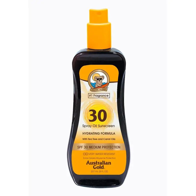 Australian Gold Spf 30 Spray Oil W/Carrot, 237 ml