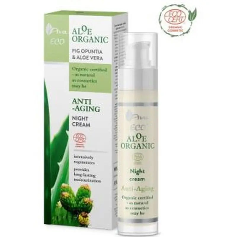 Ava Laboratorium Aloe Organic Crema De Noche Antienvejecimiento 50M