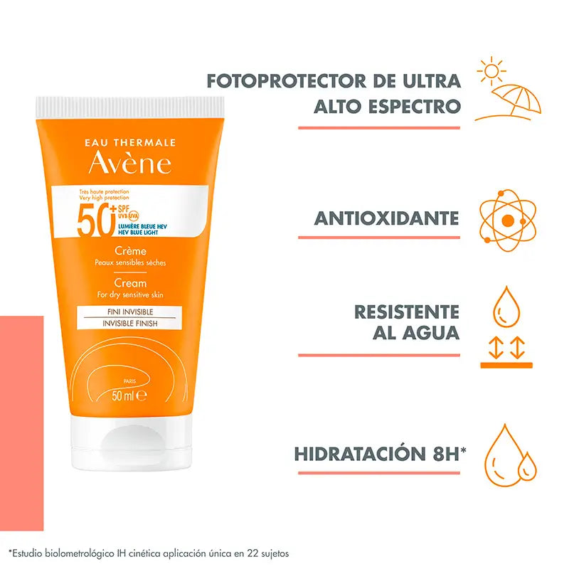 Avene Crema Solar SPF 50+ 50 ml