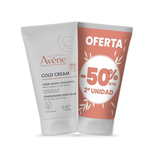 Avene Duo Hand Cream 2X50Ml 50% 2A Av Unit