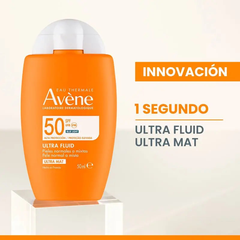 Avene Ultra Fluid Ultra Mat Spf50+, 50 ml