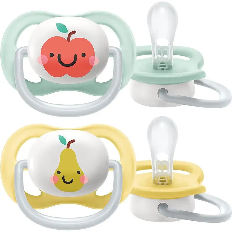 Avent 2 Chupetes Ultra Air Collection Fruit 0-6 Meses Neutro