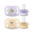 Avent Ultra Start Pacifier 0-2 M Girl, 2 Units