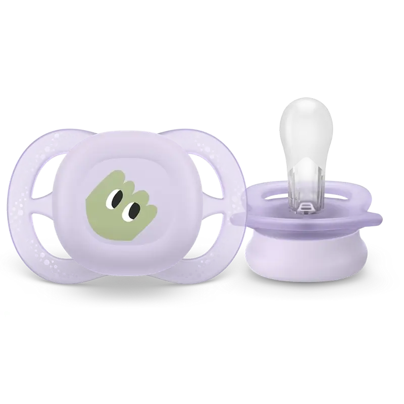 Avent Ultra Start Pacifier 0-2 M Girl, 2 Units