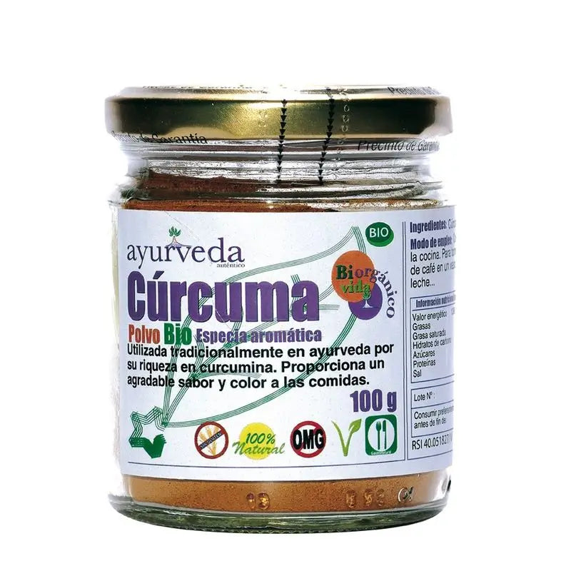 Ayurveda Curcuma Azafran Hindu , 100 gr