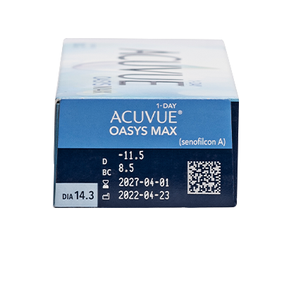 Acuvue 1 Day Oasys Max Daily Lenses , 90 units