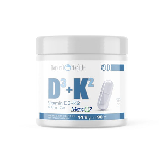 Natural Health Vitamin D3 4000Ui+K2 Menaq7, 90 capsules