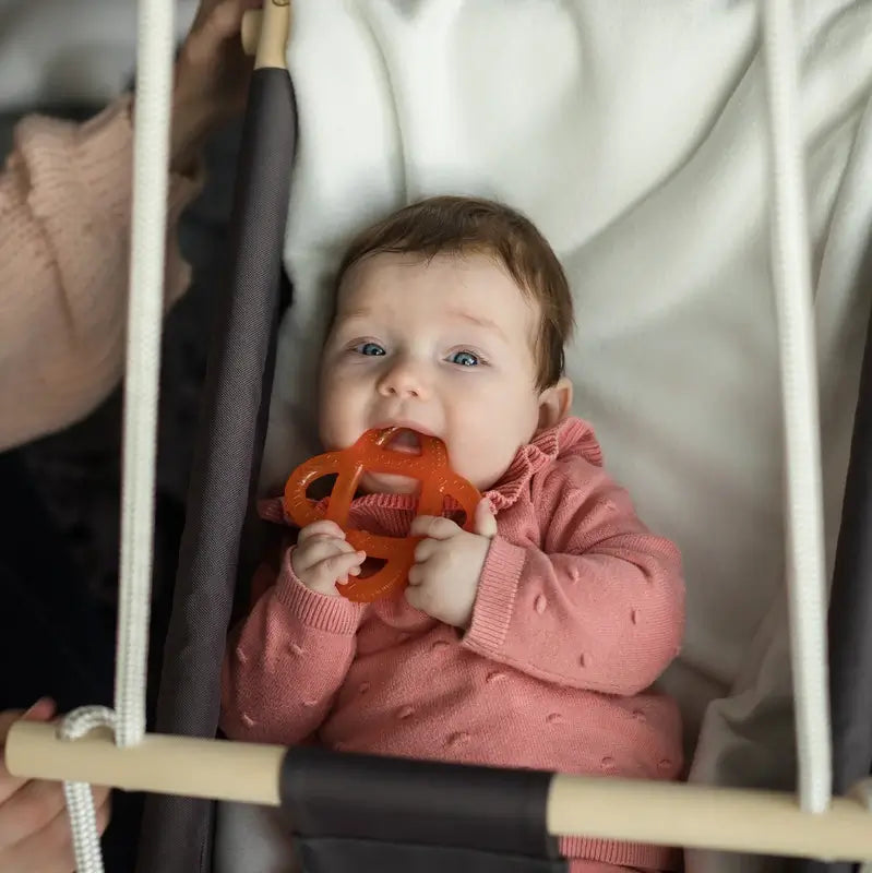 Baboo Teether Water Filled Sphere Teether Orange, 4+ Months, 1 pc.