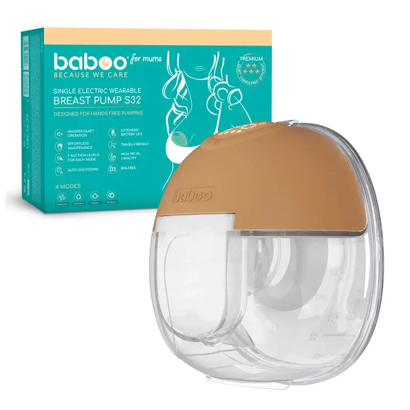 Baboo Hands-Free Portable Electric Breast Pump, 1 piece