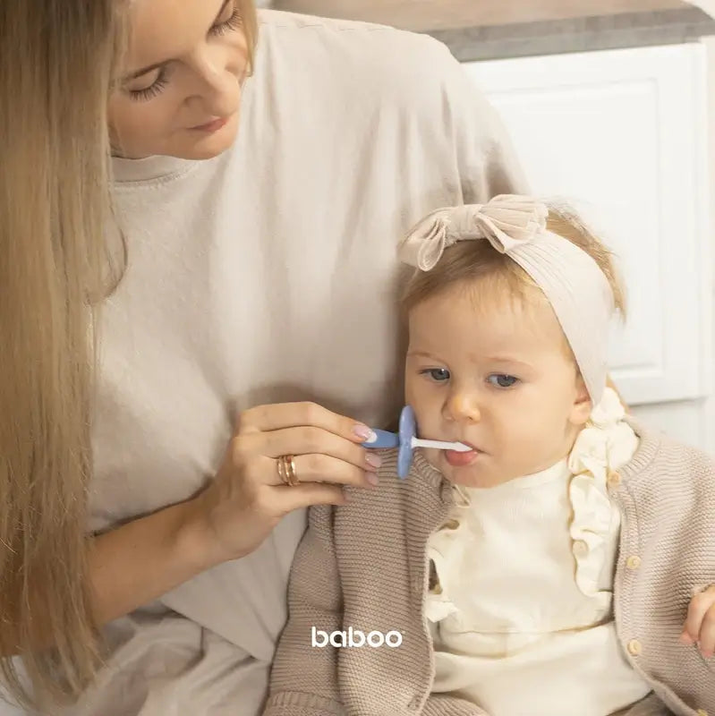 Baboo Toothbrush Set 6+ Months, 2 pieces