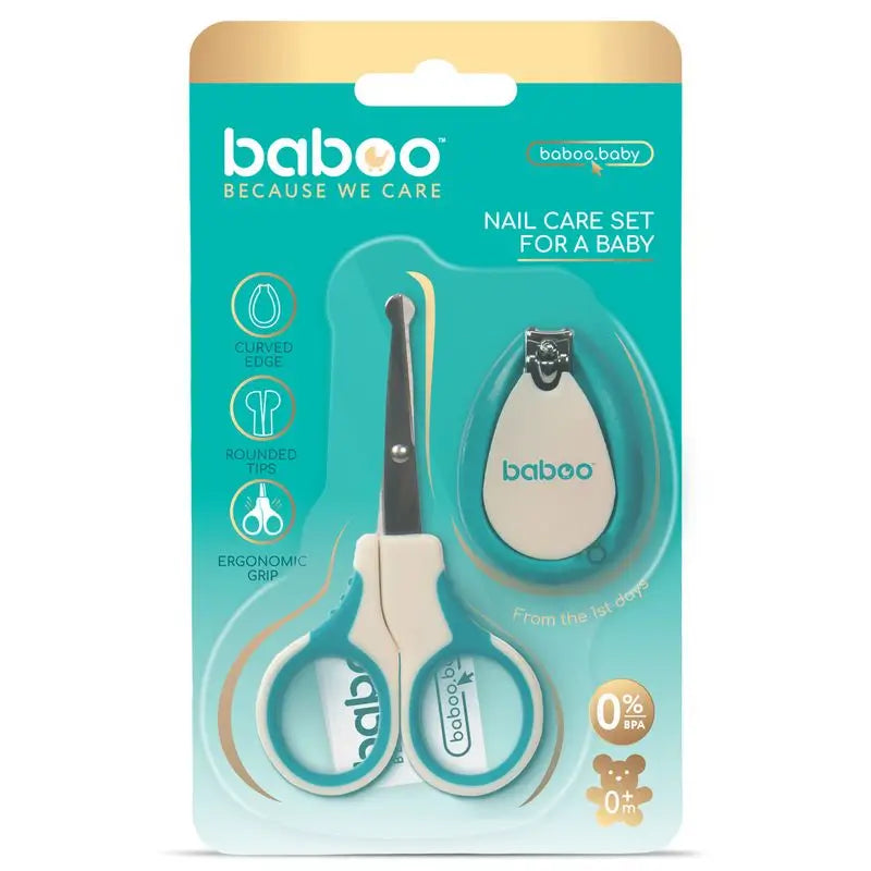 Baboo Set De Manicura: Tijeras Y Cortauñas 0+ Meses