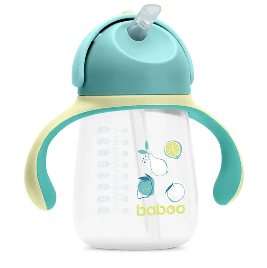 Baboo Lagoon Fiesta Silicone Learning Cup With Straw 9+ Months, 260 ml