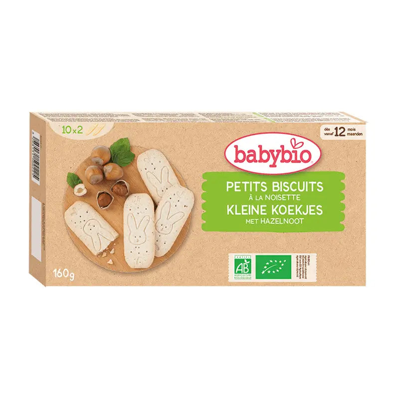 Babybio Galletas Crecimiento Avellana, 160 gr