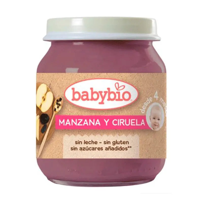 Babybio Manzana Ciruela, 130g