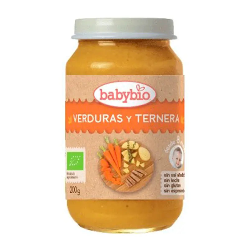 Babybio Menu Tradición Ternera, 200 gr