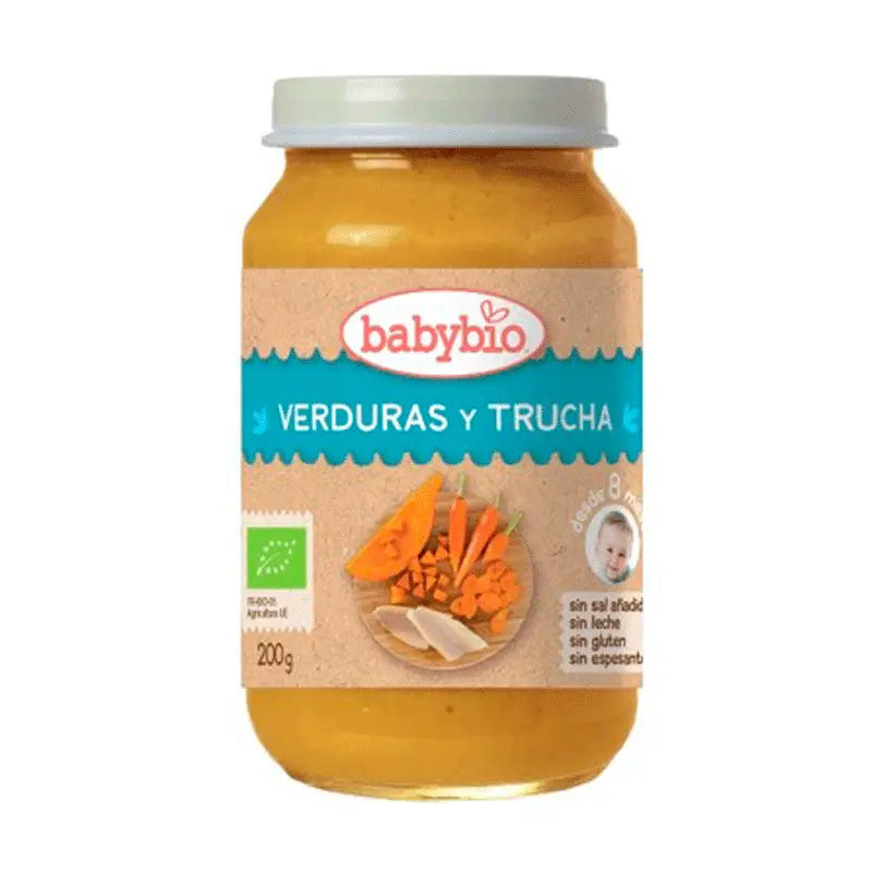 Babybio Menu Tradicion Trucha, 200 gr