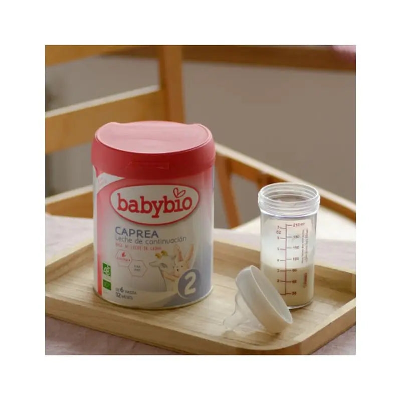 Babybio Pack Caprea 2 Goat's Milk From 6 Months, 12 x 800 g