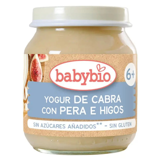 Babybio Yogur De Cabra Con Pero E Higo, 130 gr