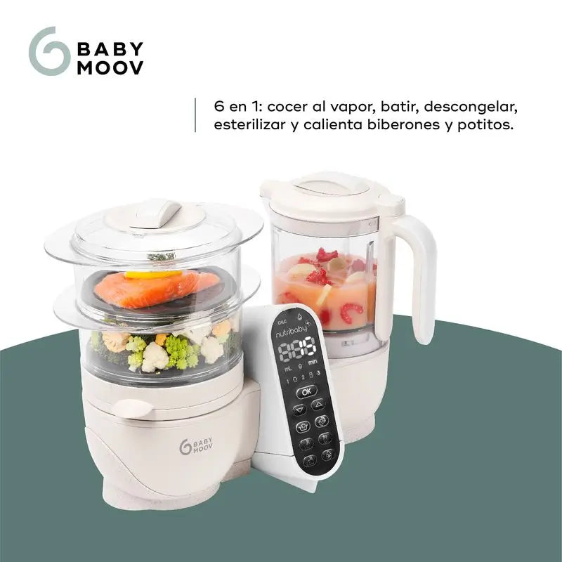 Babymoov Multifunction Baby Robot 6-in-1 Nutribaby(+) Mineral Beige