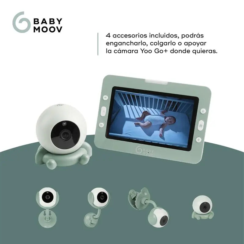 Babymoov Video Baby Monitor Yoo-Go(+) With 4 Accessories