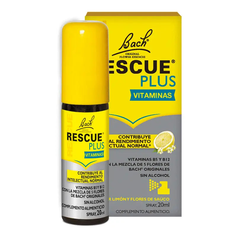 Bach Rescue Plus Vitaminas Spray 20 ml