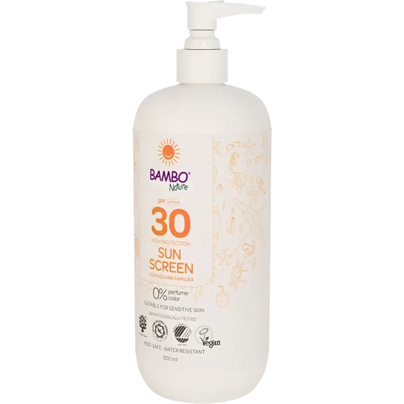 Bambo Nature Sunscreen Spf30, 500 ml