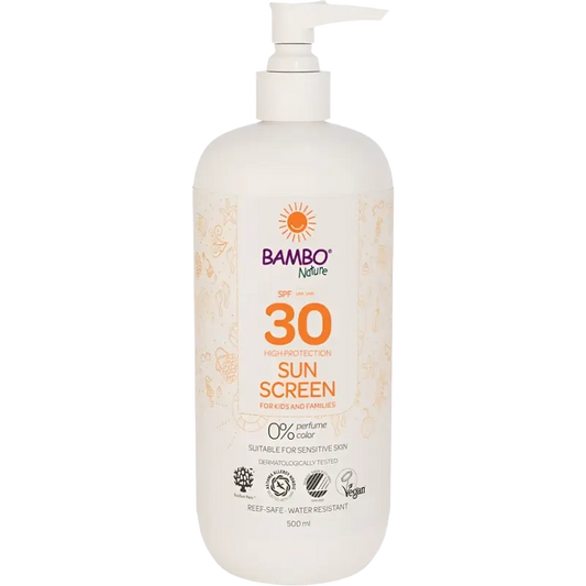 Bambo Nature Sunscreen Spf30, 500 ml