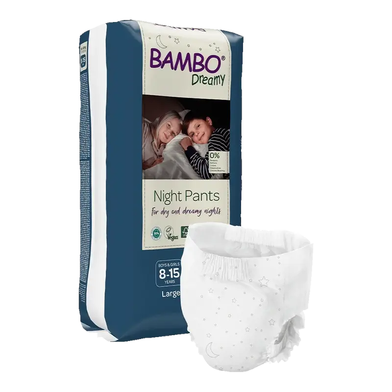 Bambo Nature Dreamy Night Nappies L (35-50Kg), 10 pcs.