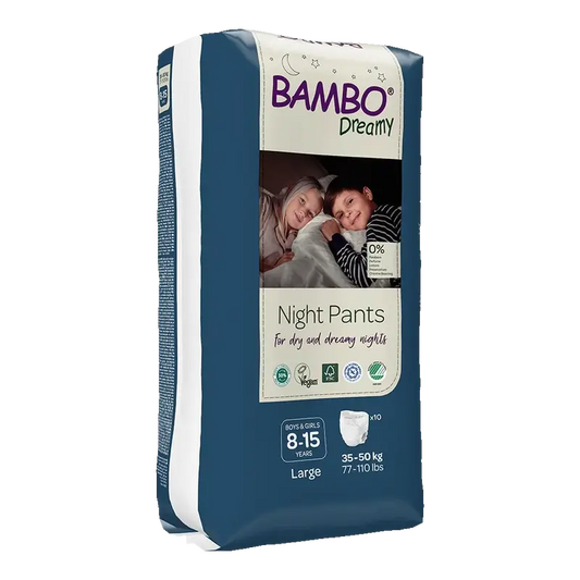 Bambo Nature Dreamy Night Nappies L (35-50Kg), 10 pcs.