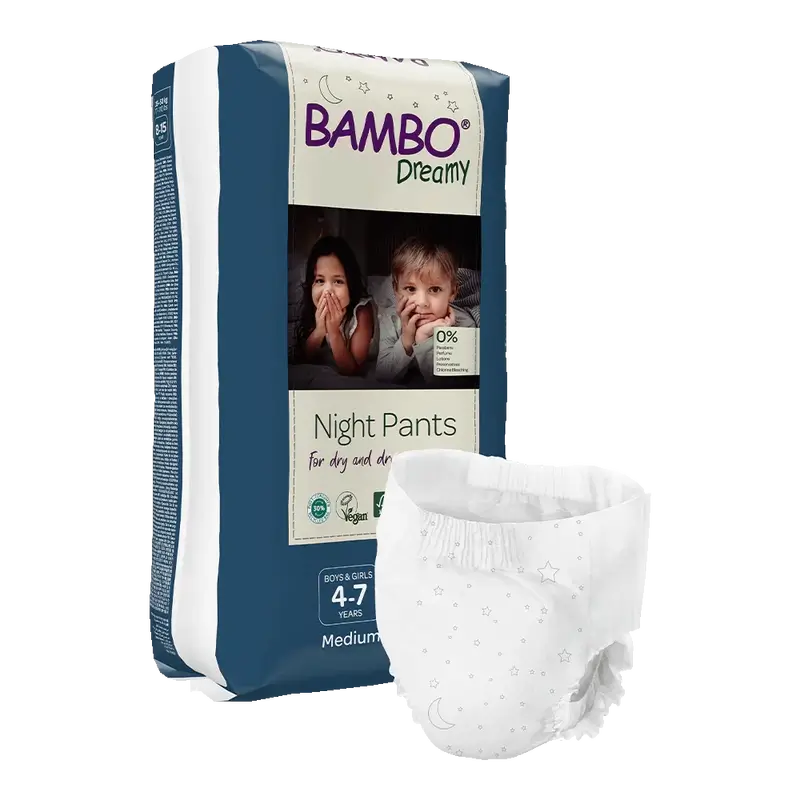 Bambo Nature Dreamy Night Nappies M (15-35Kg), 10 pieces