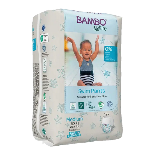 Bambo Nature Bath Nappies M (+12G), 12 pcs.