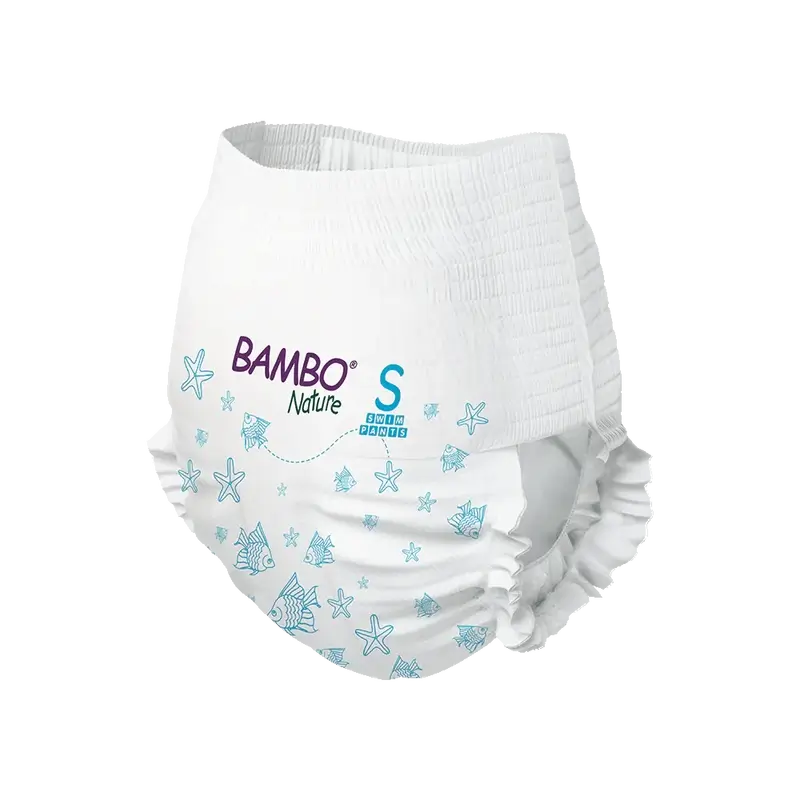 Bambo Nature Nappies For Bathing S (7-12Kg), 12 units